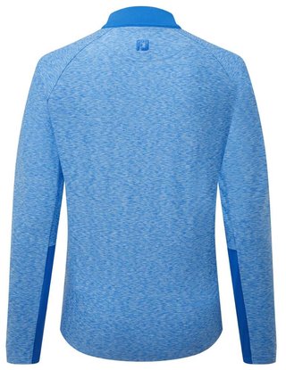 FootJoy Full-Zip Space Dye Thermal Midlayer dámska mikina, modrá/aqua