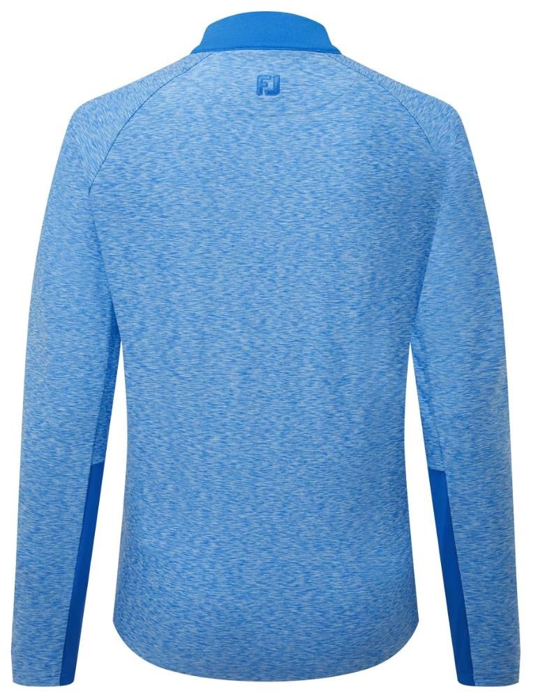 FootJoy Full-Zip Space Dye Thermal Midlayer dámska mikina, modrá/aqua