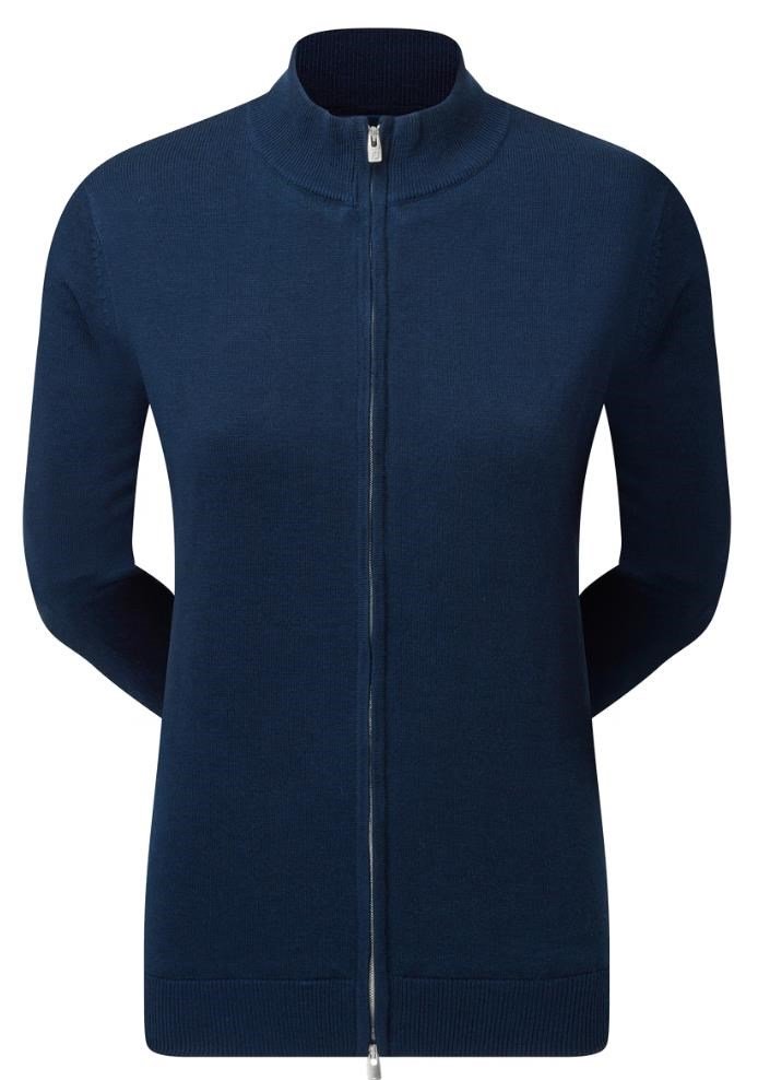 FootJoy Drirelease Full-Zip Lined dámsky sveter, navy