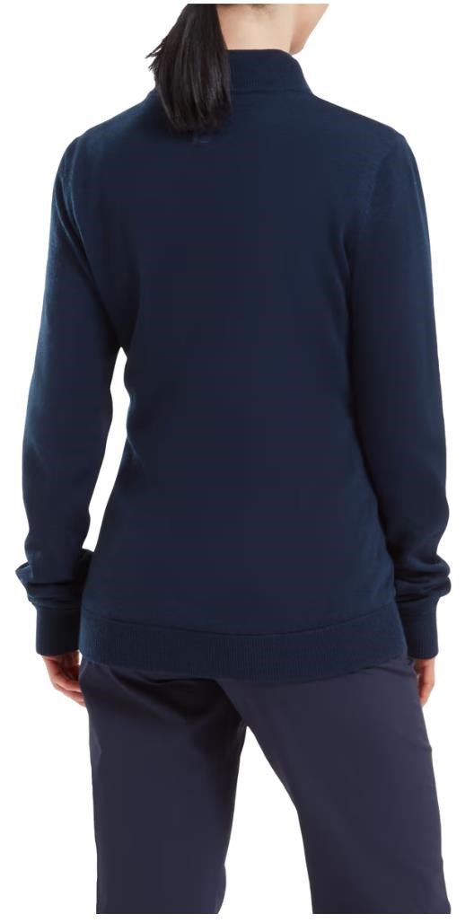 FootJoy Drirelease Full-Zip Lined dámsky sveter, navy