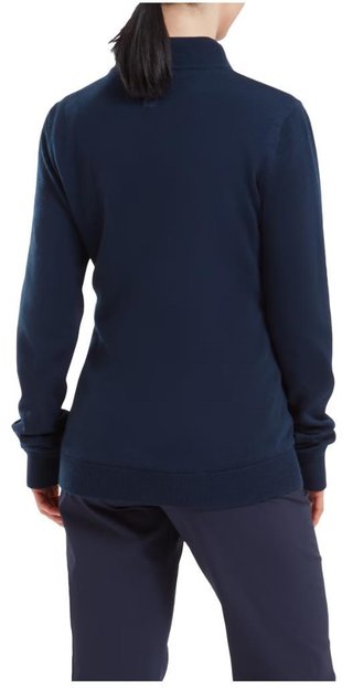 FootJoy Drirelease Full-Zip Lined dámsky sveter, navy