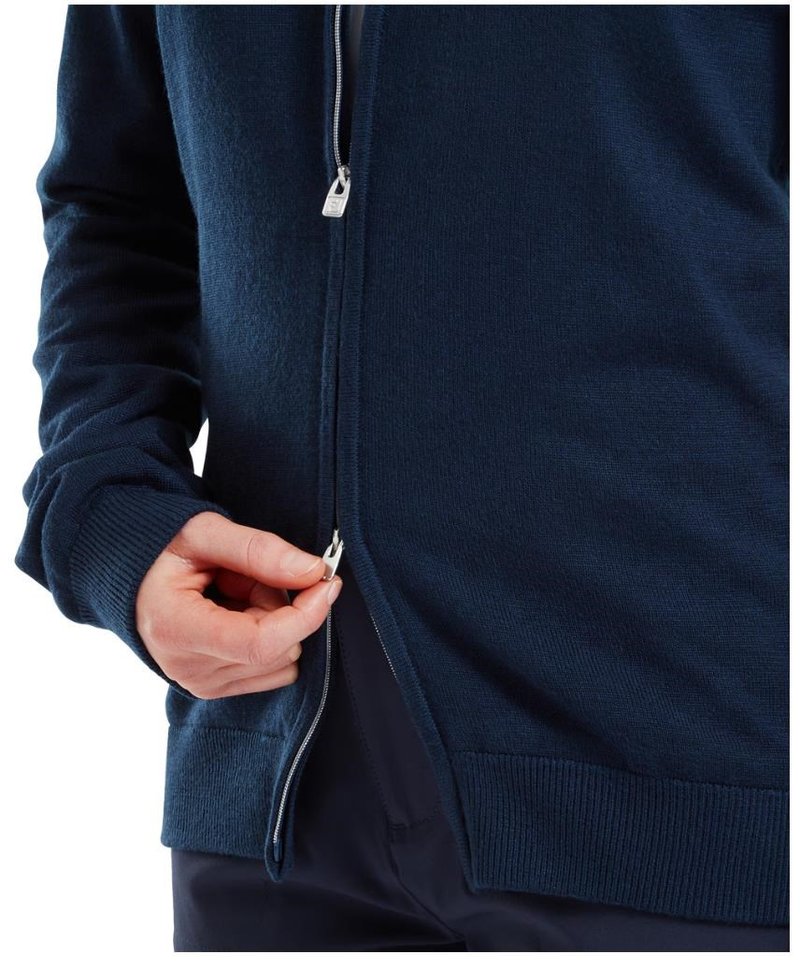 FootJoy Drirelease Full-Zip Lined dámsky sveter, navy