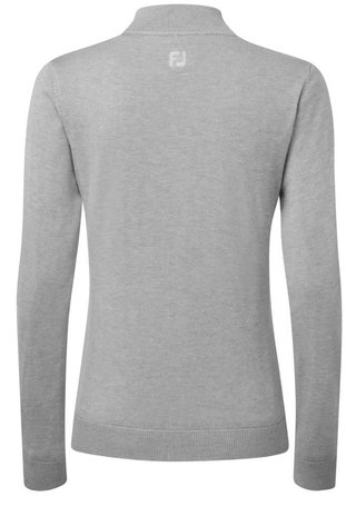 FootJoy Drirelease Full-Zip Lined dámsky sveter, sivý