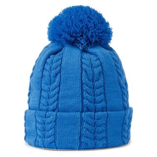 FootJoy Women's Cable Knit Bobble dámska zimná čiapka, modrá