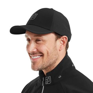 FootJoy HydroSeries Rain kšiltovka, čierna