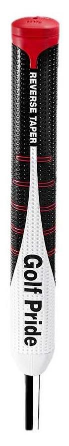 Golf Pride Reverse Taper putter grip FLAT LARGE, červený cap