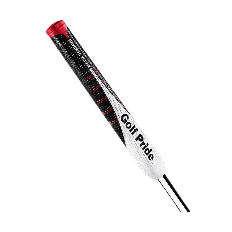 Golf Pride Reverse Taper putter grip FLAT LARGE, červený cap