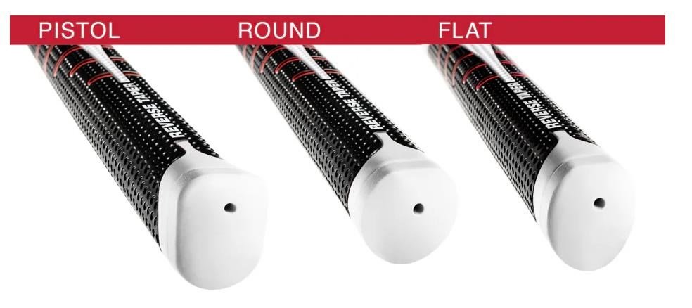 Golf Pride Reverse Taper putter grip FLAT LARGE, červený cap