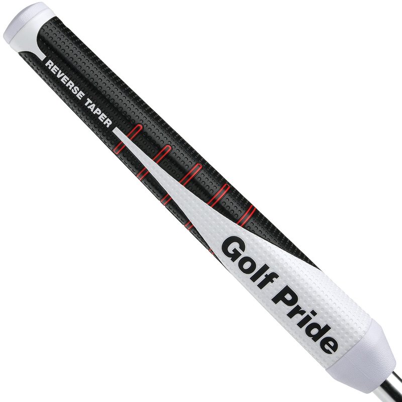 Golf Pride Reverse Taper putter grip FLAT LARGE, červený cap