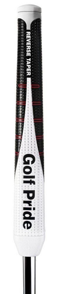 Golf Pride Reverse Taper putter grip FLAT LARGE, červený cap
