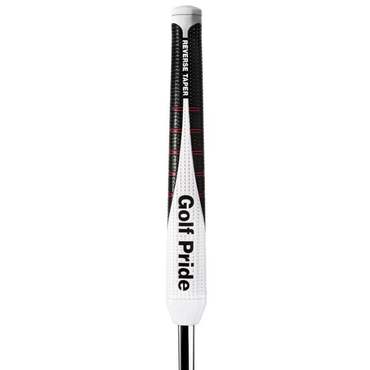 Golf Pride Reverse Taper putter grip FLAT LARGE, červený cap