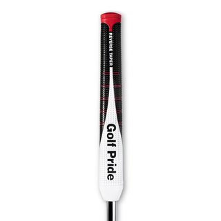 Golf Pride Reverse Taper putter grip, Round Large, červený vrchnák