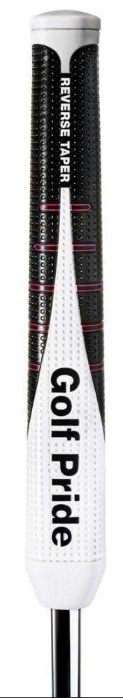 Golf Pride Reverse Taper putter grip, Round Large, červený vrchnák