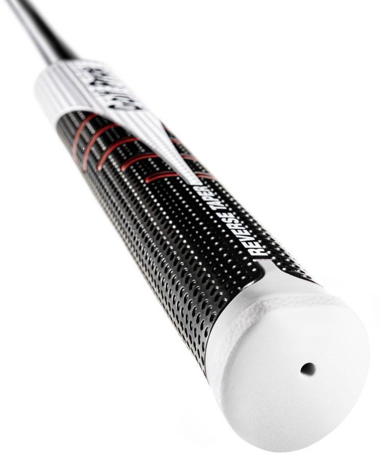 Golf Pride Reverse Taper putter grip, Round Large, červený vrchnák