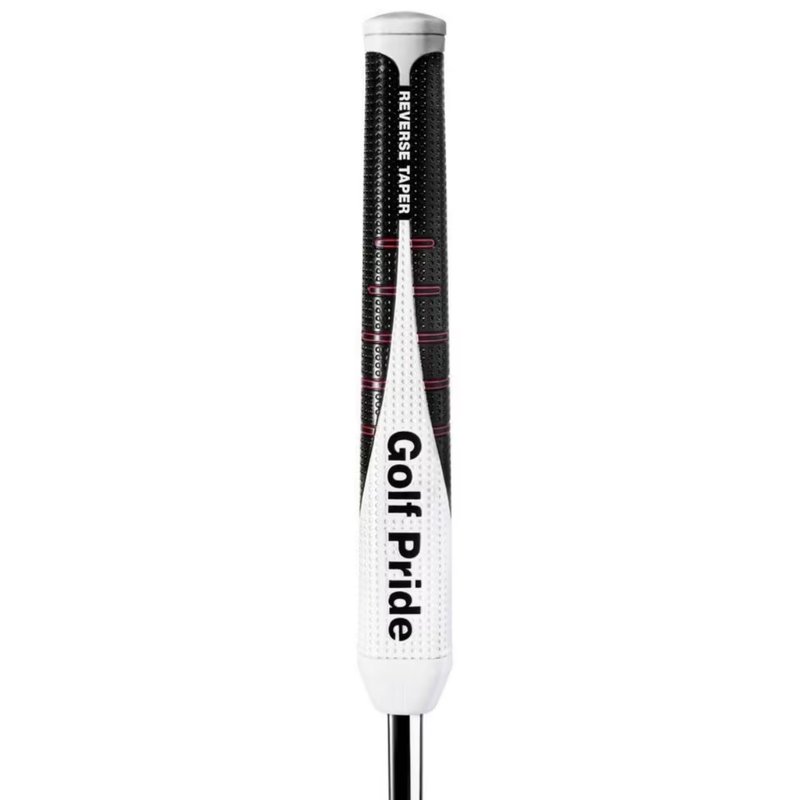 Golf Pride Reverse Taper putter grip, Round Large, červený vrchnák