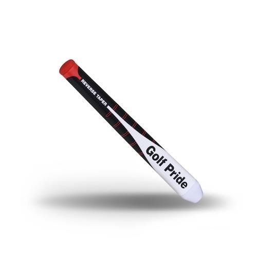 Golf Pride Reverse Taper Flat Medium putter grip, červený cap
