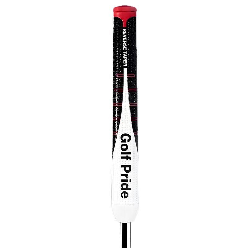 Golf Pride Reverse Taper Flat Medium putter grip, červený cap