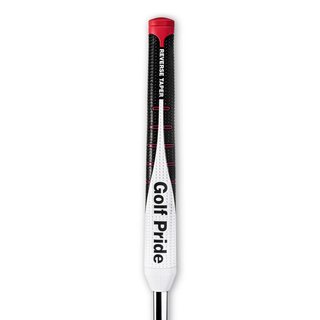 Golf Pride Reverse Taper Pistol Medium putter grip, červený cap