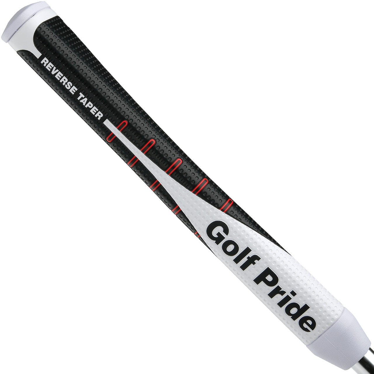 Golf Pride Reverse Taper Pistol Medium putter grip, červený cap
