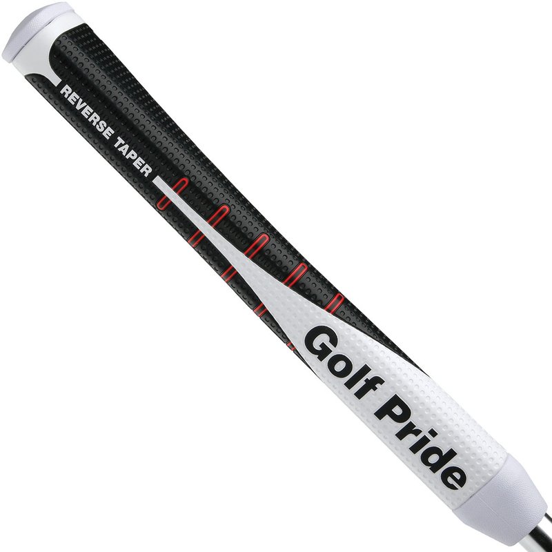 Golf Pride Reverse Taper Pistol Medium putter grip, červený cap