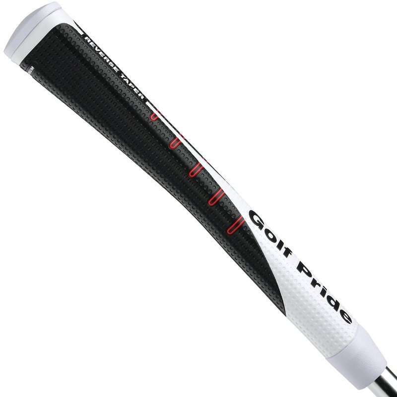 Golf Pride Reverse Taper Pistol Medium putter grip, červený cap