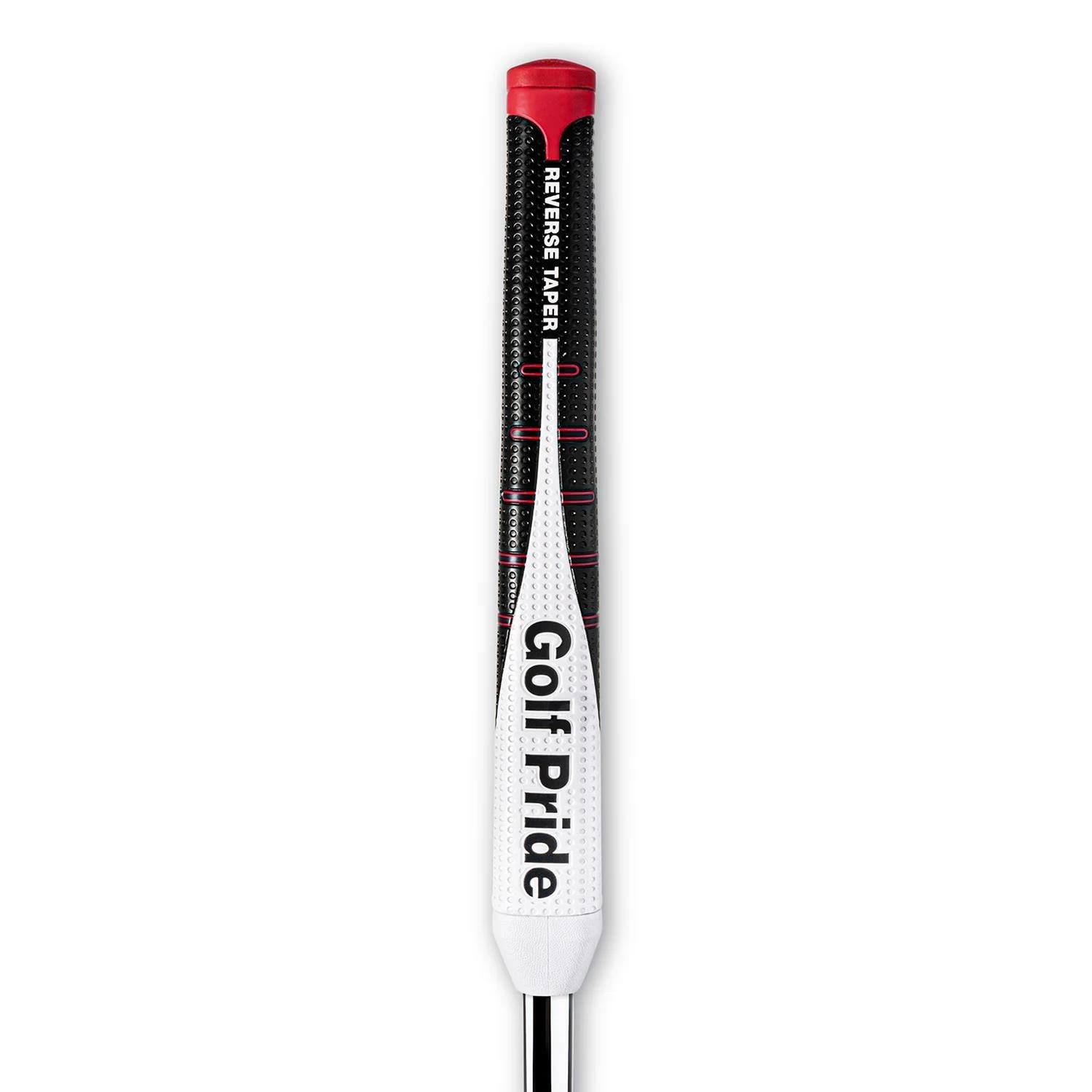 Golf Pride Reverse Taper Putter Grip Pistol Large, červený cap
