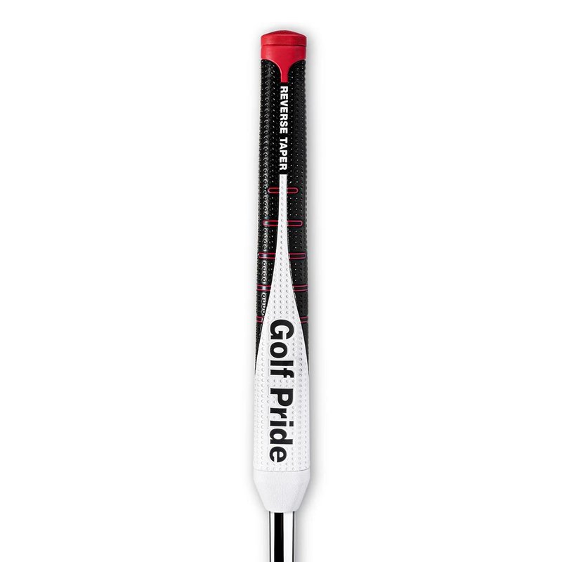 Golf Pride Reverse Taper Putter Grip Pistol Large, červený cap