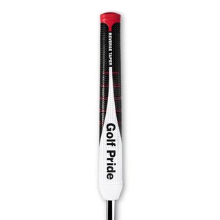 Golf Pride Reverse Taper putter grip, Round Medium, červený cap