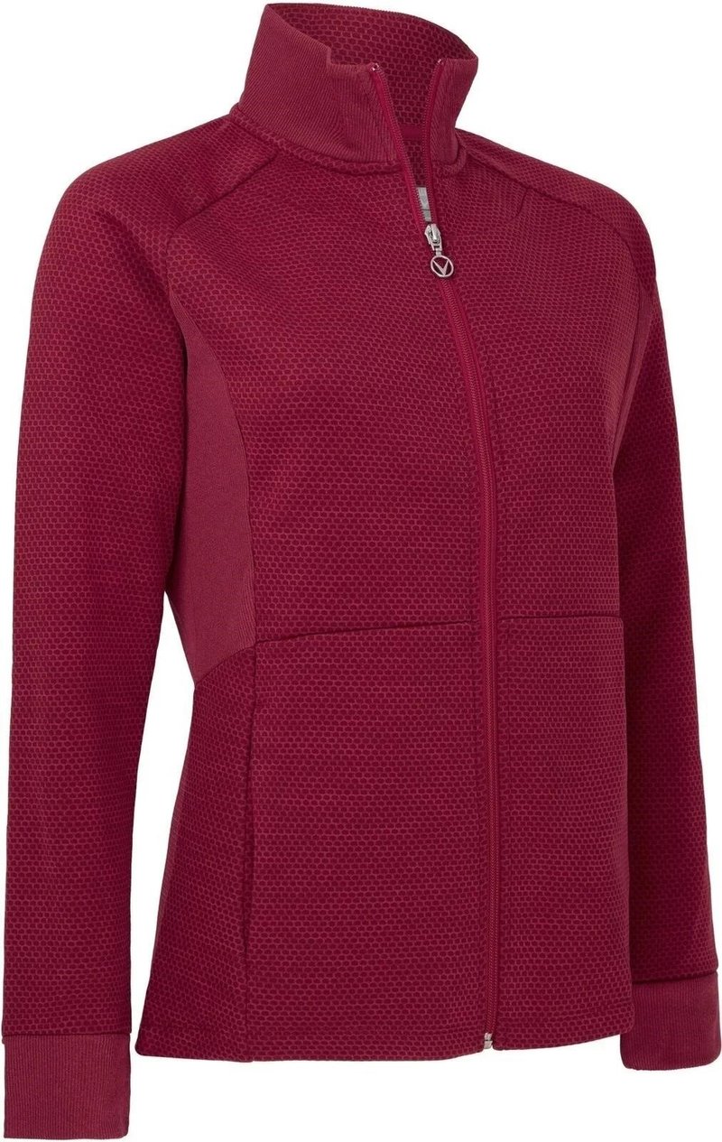 Callaway Full Zip Hexagon dámska bunda, persian red heather