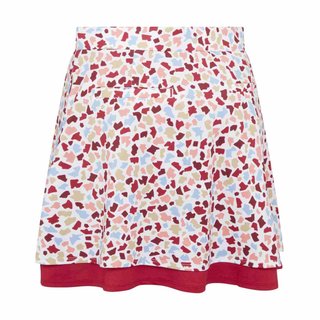 Callaway 17" Mosaic Print Flounce skort, brilliant white