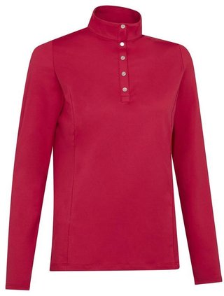 Callaway Thermal Longsleeve Fleece Back dámske polo, persian red