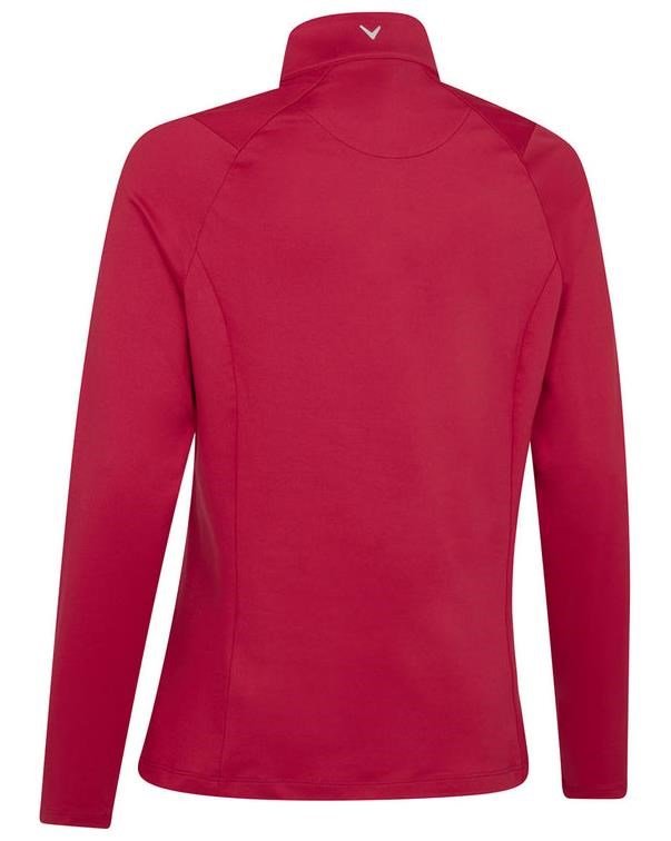 Callaway Thermal Longsleeve Fleece Back dámske polo, persian red