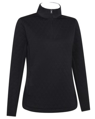 Callaway Quilted Fleece 1/4Zip dámska mikina, caviar