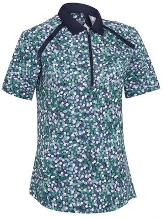 Callaway Hexagon Geo Raglan dámske polo, peacoat