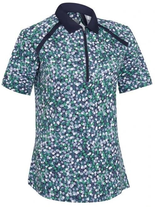 Callaway Hexagon Geo Raglan dámske polo, peacoat
