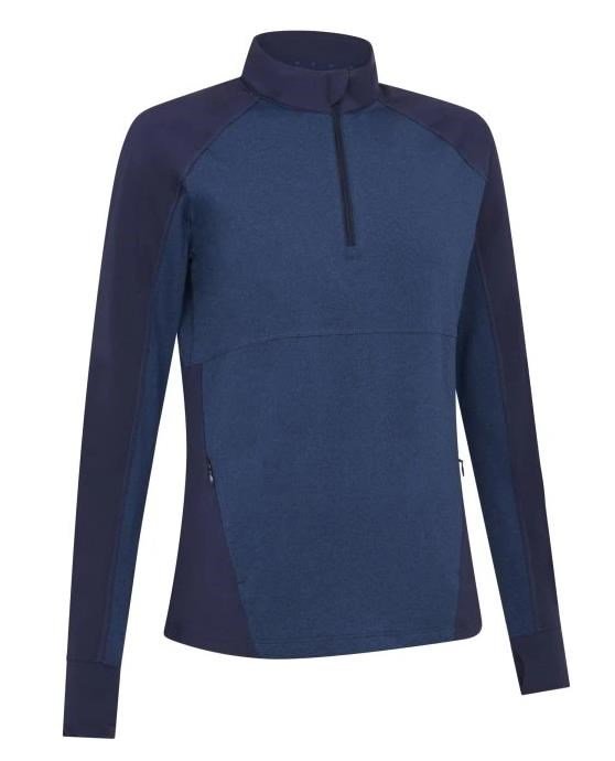 Callaway Lightweight Heathered dámska mikina, dark navy