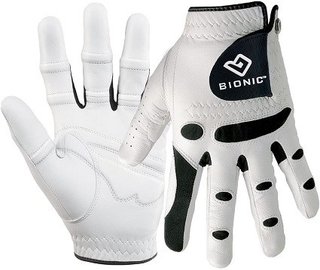 Bionic StableGrip pánska golfová rukavica, biela