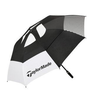 TaylorMade 64" Tour Double Canopy dáždnik, čierno/biela
