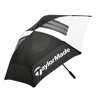 TaylorMade 68" Tour Double Canopy dáždnik, čierno/biela