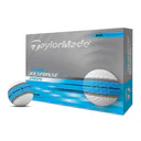 TaylorMade Tour Response Neon Stripe 2025 golfové loptičky (12 loptičiek), modrá