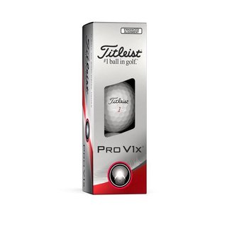 Titleist Pro V1x Enhanced Alignment golfové loptičky 2024