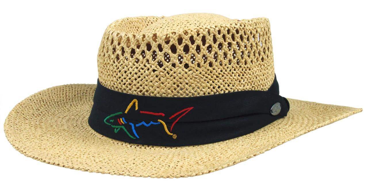 Greg Norman Signature slamený klobúk, prírodný
