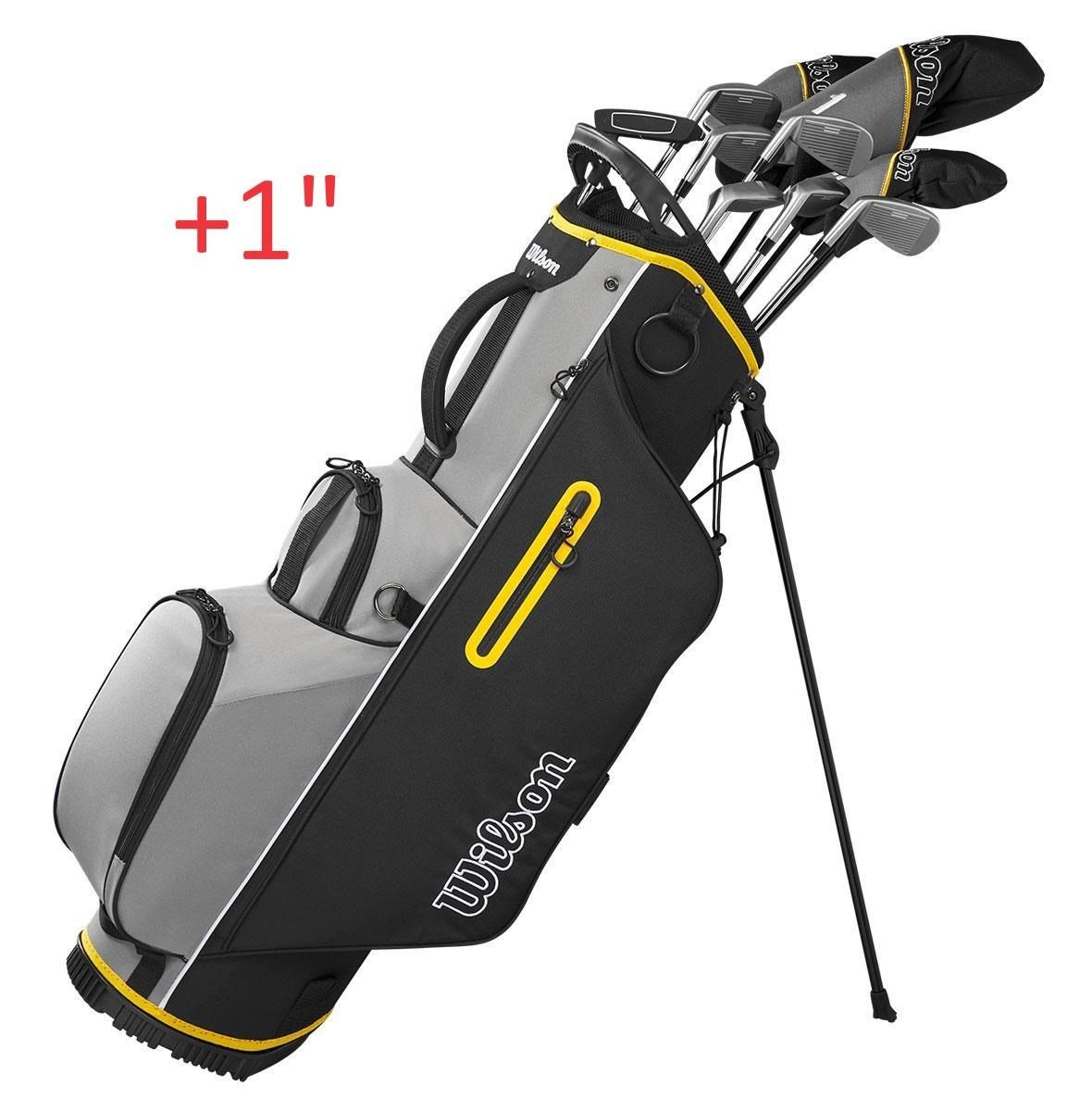 Wilson Ultra HL pánsky golfový set, oceľ, antracitová/žltá, +1"