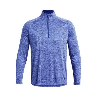 Under Armour Tech 2.0 1/2 Zip pánske tričko s dlhým rukávom, royal white