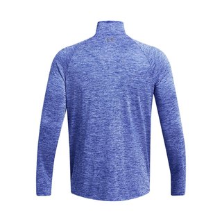 Under Armour Tech 2.0 1/2 Zip pánske tričko s dlhým rukávom, royal white