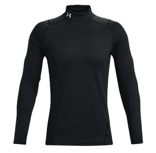 Under Armour CG Armour Fitted Mock pánske tričko, čierne