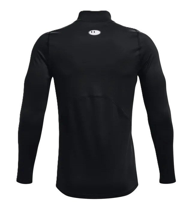 Under Armour CG Armour Fitted Mock pánske tričko, čierne