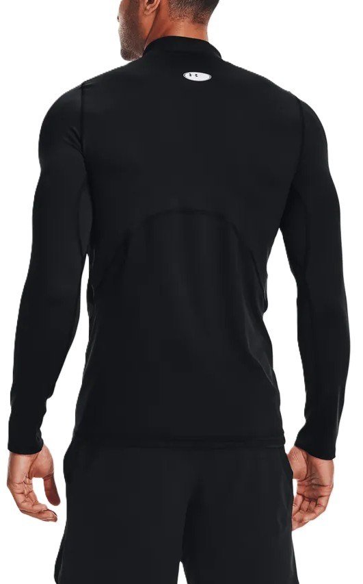 Under Armour CG Armour Fitted Mock pánske tričko, čierne