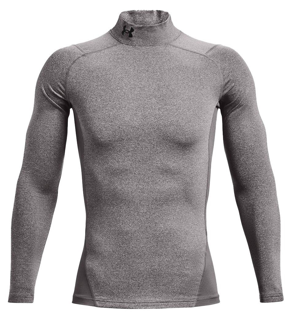 Under Armour CG Armour Fitted Mock pánske tričko, sivé