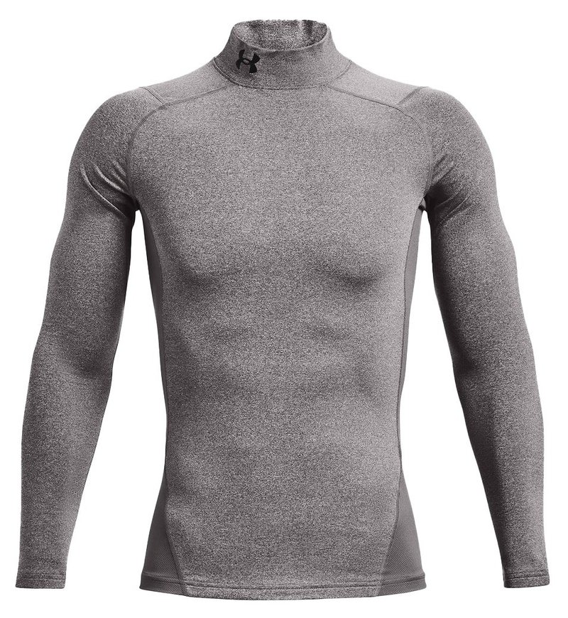Under Armour CG Armour Fitted Mock pánske tričko, sivé